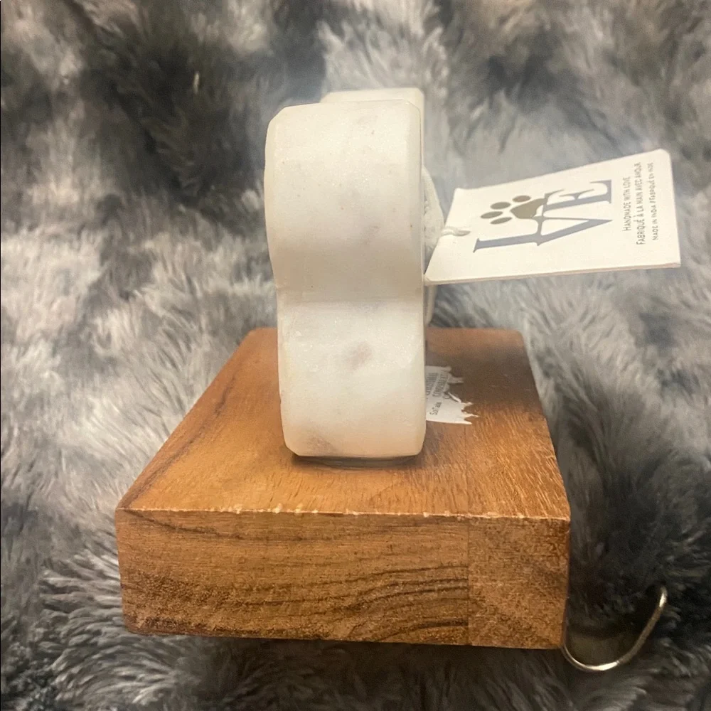 White Bone-Shaped Stocking/Leash Holder - Picture 13 of 16